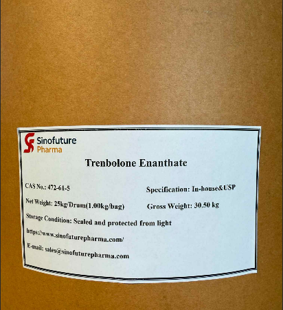 ຜູ້ຜະລິດ ແລະ ຈຳໜ່າຍ Suprepharmagroup – Testosterone Enanthate (CAS 315-37-7) pharma grade API ດ້ວຍລາຄາຕະຫຼາດໂລກທີ່ໝັ້ນຄົງຢູ່ທີ່ USD 420/kg–480/kg. ກິໂລລາຄາ USD 480/kg, 100kg ລາຄາ USD 460/kg.